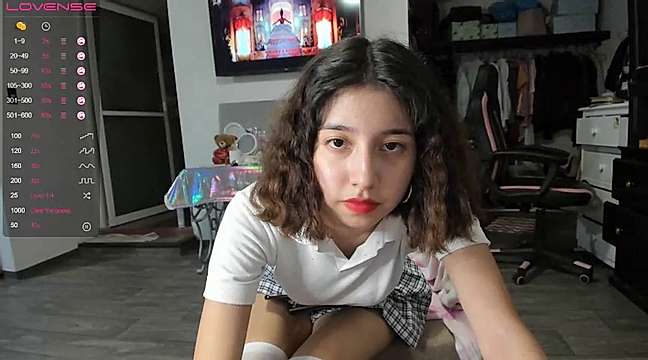 cherrycute naked stripping on cam for live sex video chat
