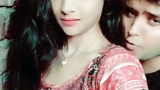 desi hot girl boobs pressed in tiktok videos