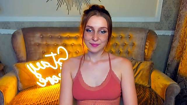 GingerrPup naked stripping on cam for live sex video chat