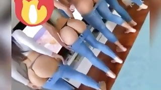 Hot TikTok girls shaking ass