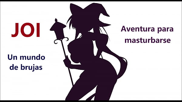 JOI – Juego de rol. ¡Con voz española! Una sexy brujita quiere tu semen.