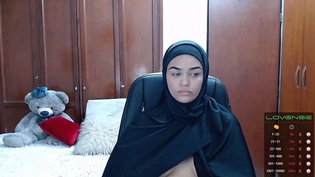 SajaAtwan naked stripping on cam for live sex video chat