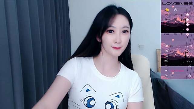 MeowB naked stripping on cam for live sex video chat