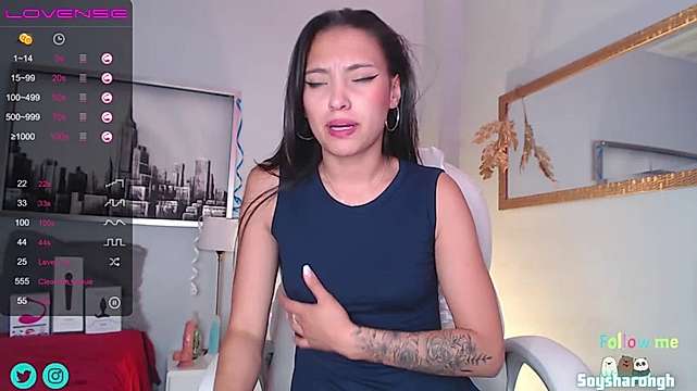 sharon_gh naked stripping on cam for live sex video chat
