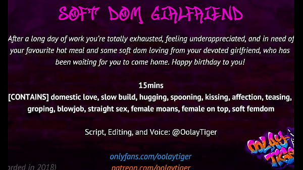 Soft Dom Girlfriend | Erotic Audio Play by Oolay-Tiger