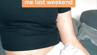 Step bro visited step sister and made TikTok XXX together