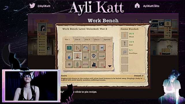 AyliKatt naked stripping on cam for live sex video chat