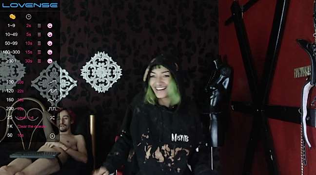 SEX2PISTOLS naked stripping on cam for live sex video chat