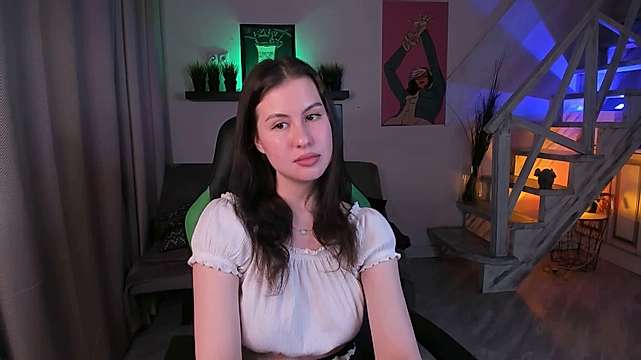 MeganSkyX naked stripping on cam for live sex video chat