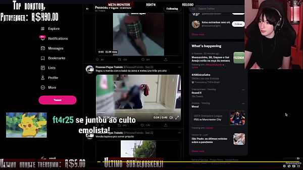 Nudes na live da Akemy Sama