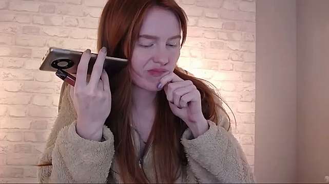 GingerArin naked stripping on cam for live sex video chat