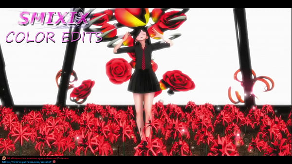 HENTAI MMD DANCE 3D UNDRESS NUDE BLACK HAIR YELLOW EYES COLOR EDIT SMIXIX