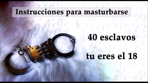 JOI – 40 esclavos y muchas amas, tu eres el número 18. Audio español.