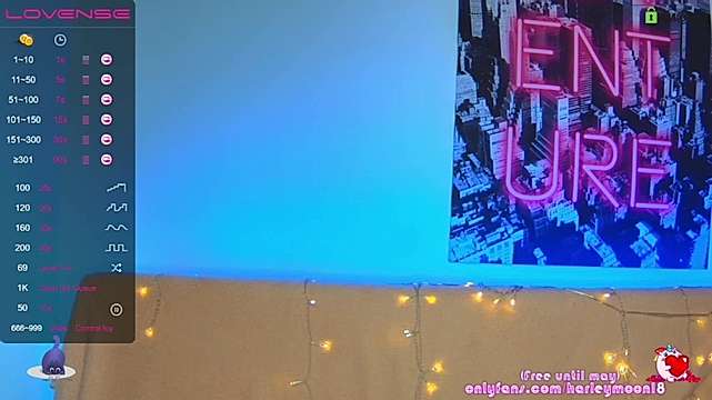 Harleymoon20 naked stripping on cam for live sex video chat