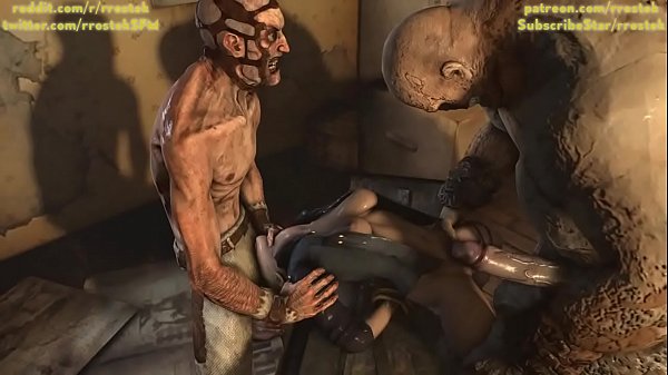Mortal Kombat Sonya gets group fucked by ugly men 3D Animation