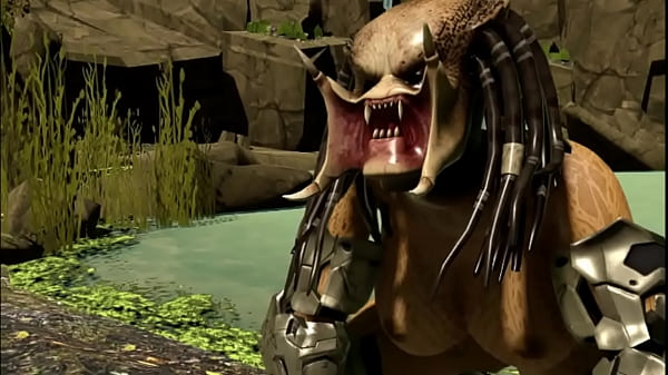 terminator vs predator fuking forest