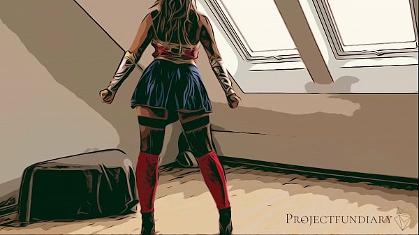 wonder woman cosplay – used like a slut, projectfundiary