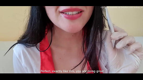 ASMR Roleplay – Let that nurse jerk your cock for a fast recovery (german talk)