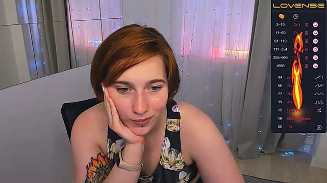 gingerrfox naked stripping on cam for live sex video chat