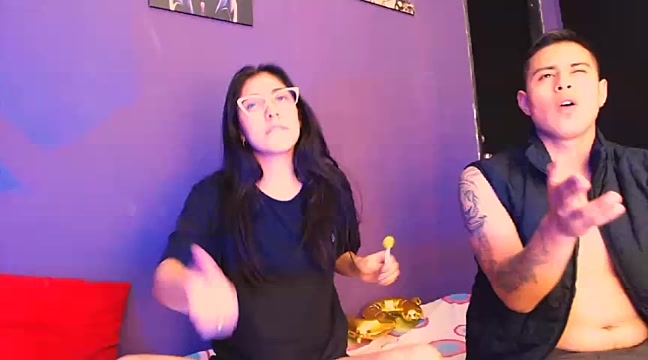 LeoFtAngelique naked stripping on cam for live sex video chat