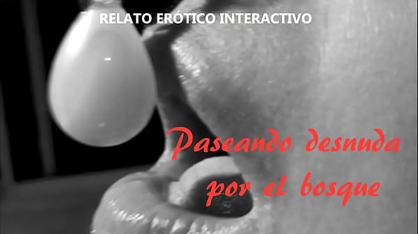 Michelle Punto G relato ASMR/JOI – Paseando desnuda por el bosque – Audio real
