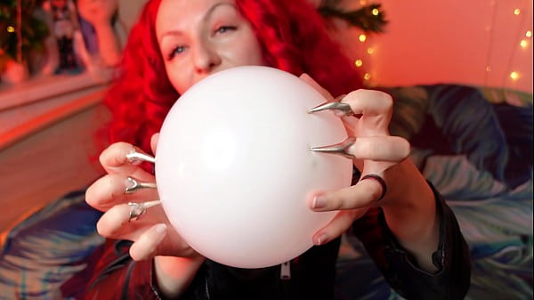 air balloons fetish video ASMR sounding – squeeze and pop balloons