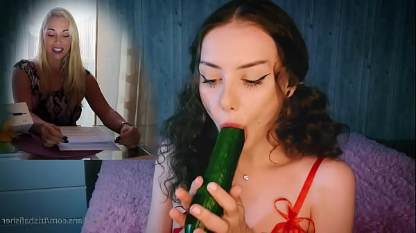 British Milf Does The Cucumber ASMR Challenge To Orgasm