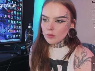 ATOMIC-KETCHUP fully nude on webcam – live sex chat