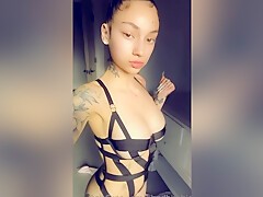 Bhad Bhabie Topless Thong Straps Bikini Video Leaked