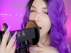 Kitty Klaw Asmr – Purple – Licking & Mouth Sounds