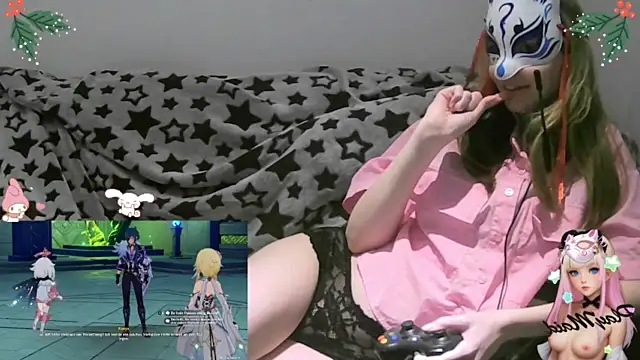 PlayMaid nude strip on webcam for live sex chat