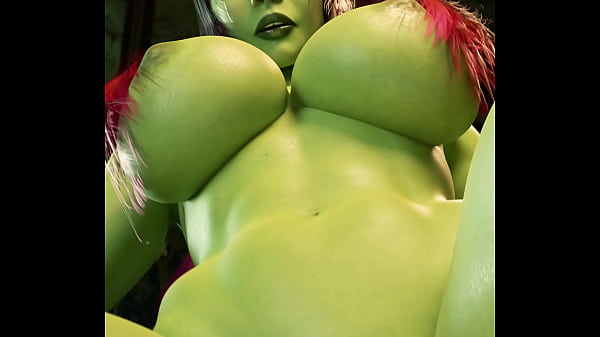 Gamora pleasuring herself