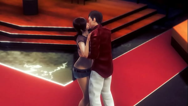 Kiryu game hentai cosplay having sex with a pretty lady