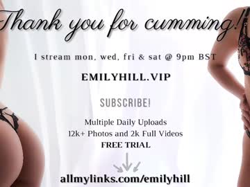 🔥 Sexy Emily Hill on Chaturbate Live Now!